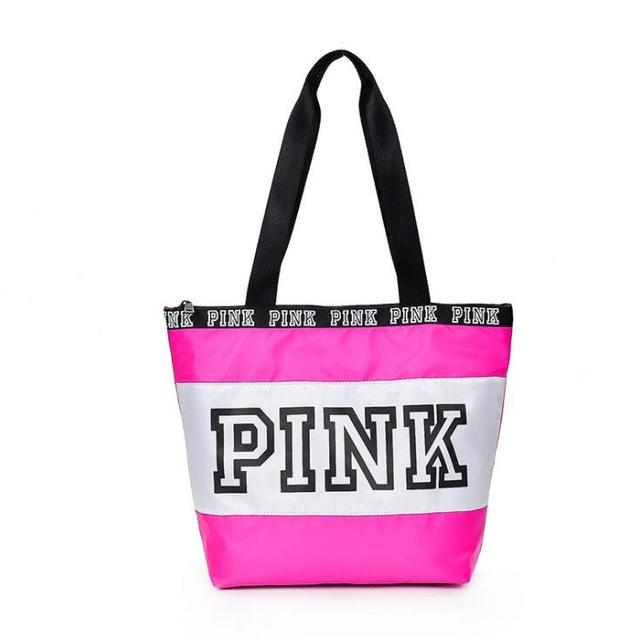 Pink shoulder bag